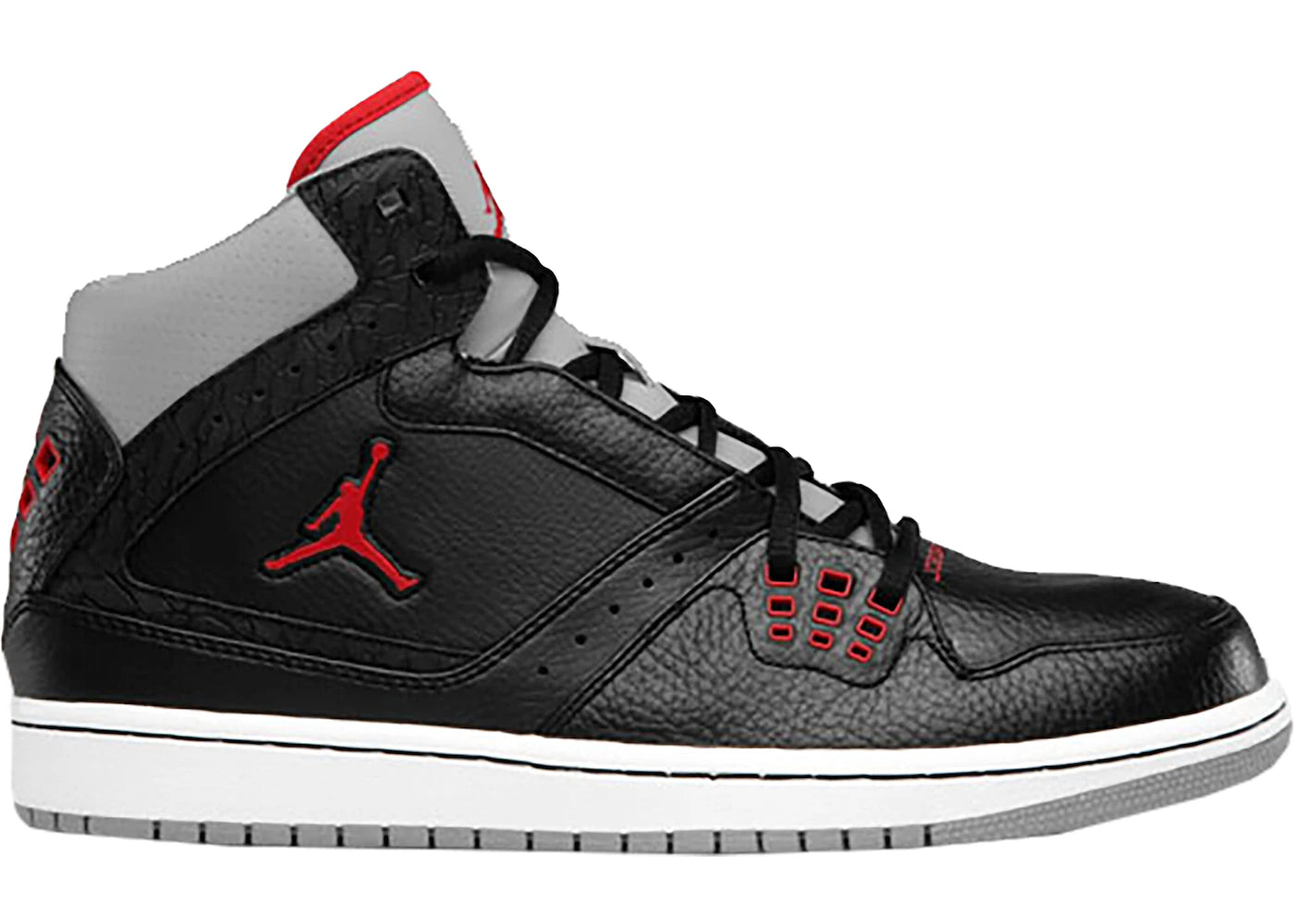 Air Jordan 1 Flight Black Red Cement