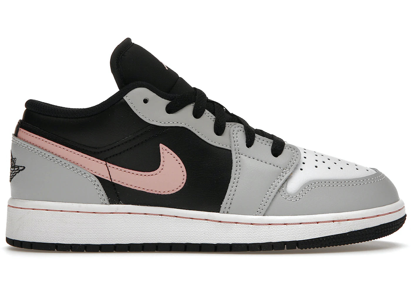 Air Jordan 1 Low Black Grey Pink