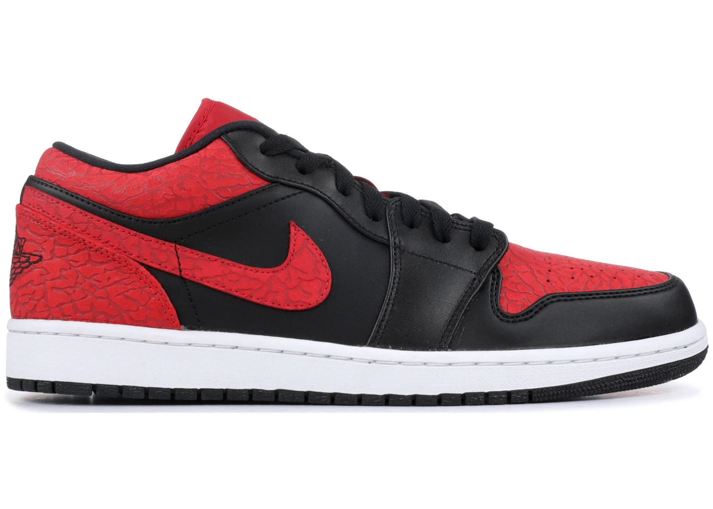 Air Jordan 1 Low Bred Elephant Print