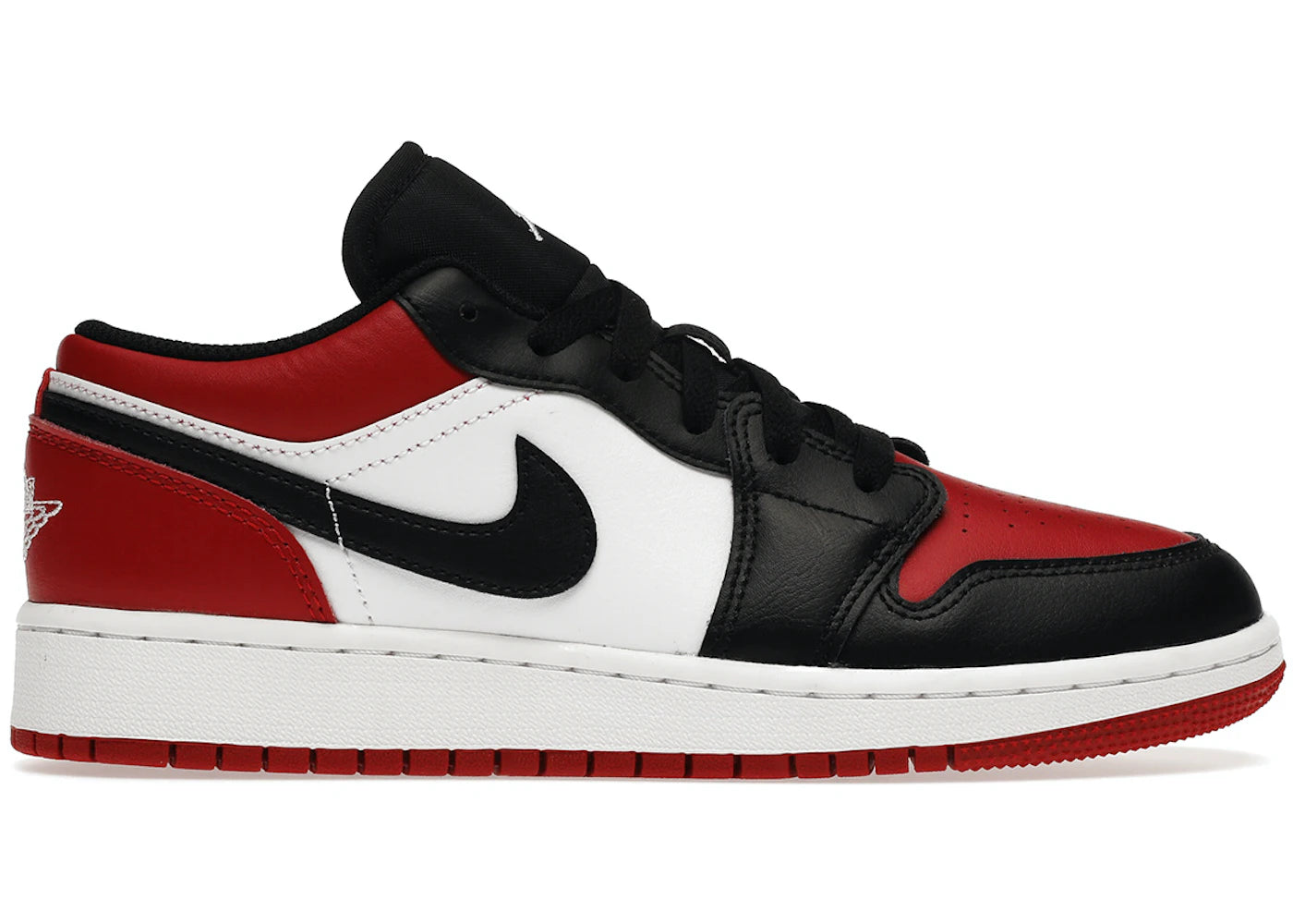 Air Jordan 1 Low Bred Toe GS