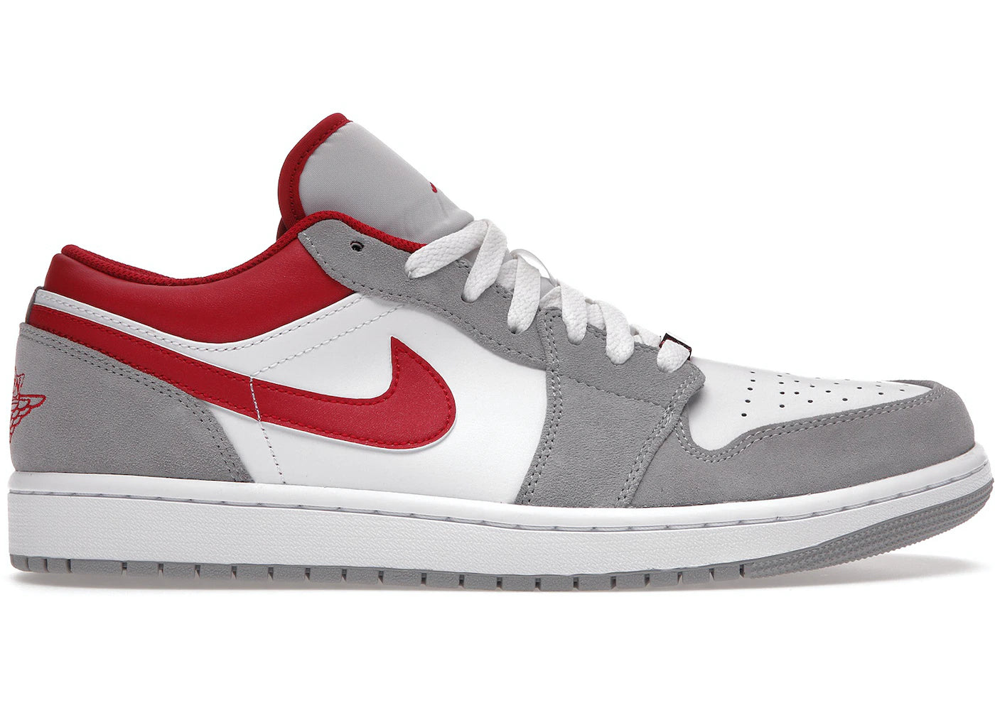 Air Jordan 1 Low SE Light Smoke Grey Gym Red