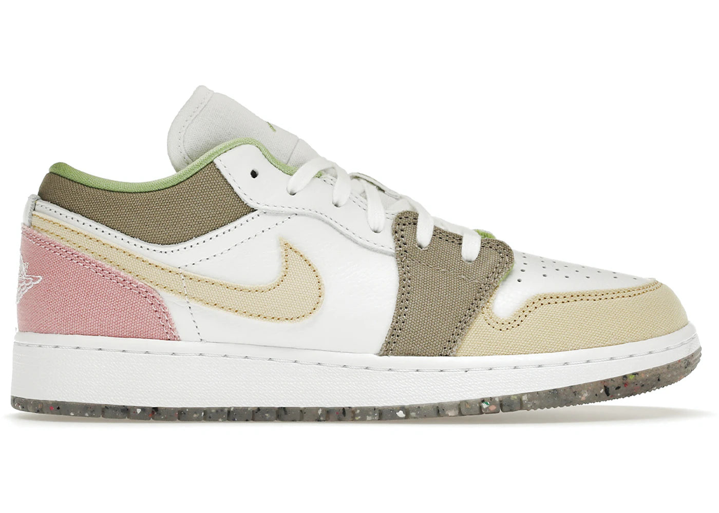 Air Jordan 1 Low Pastel Grind Vivid Green GS