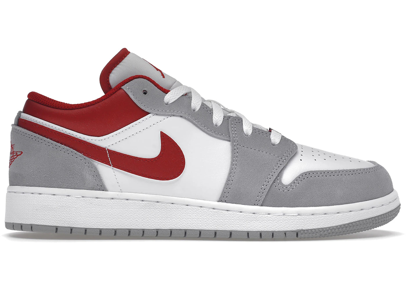 Air Jordan 1 Low SE Smoke Grey Gym Red GS