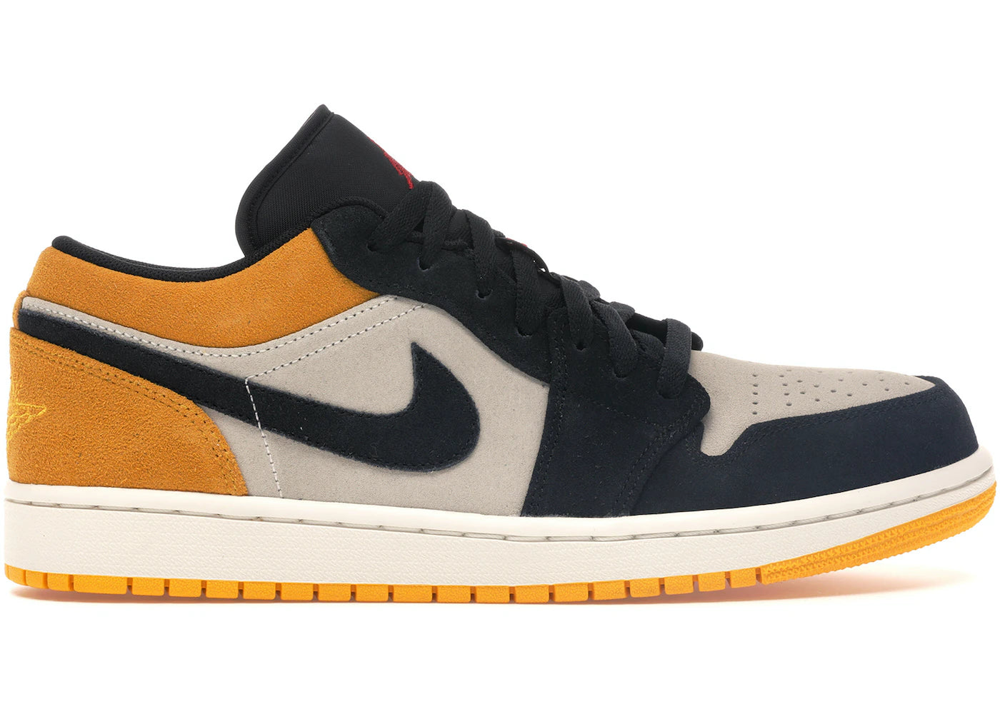 Air Jordan 1 Low Sail University Gold Black