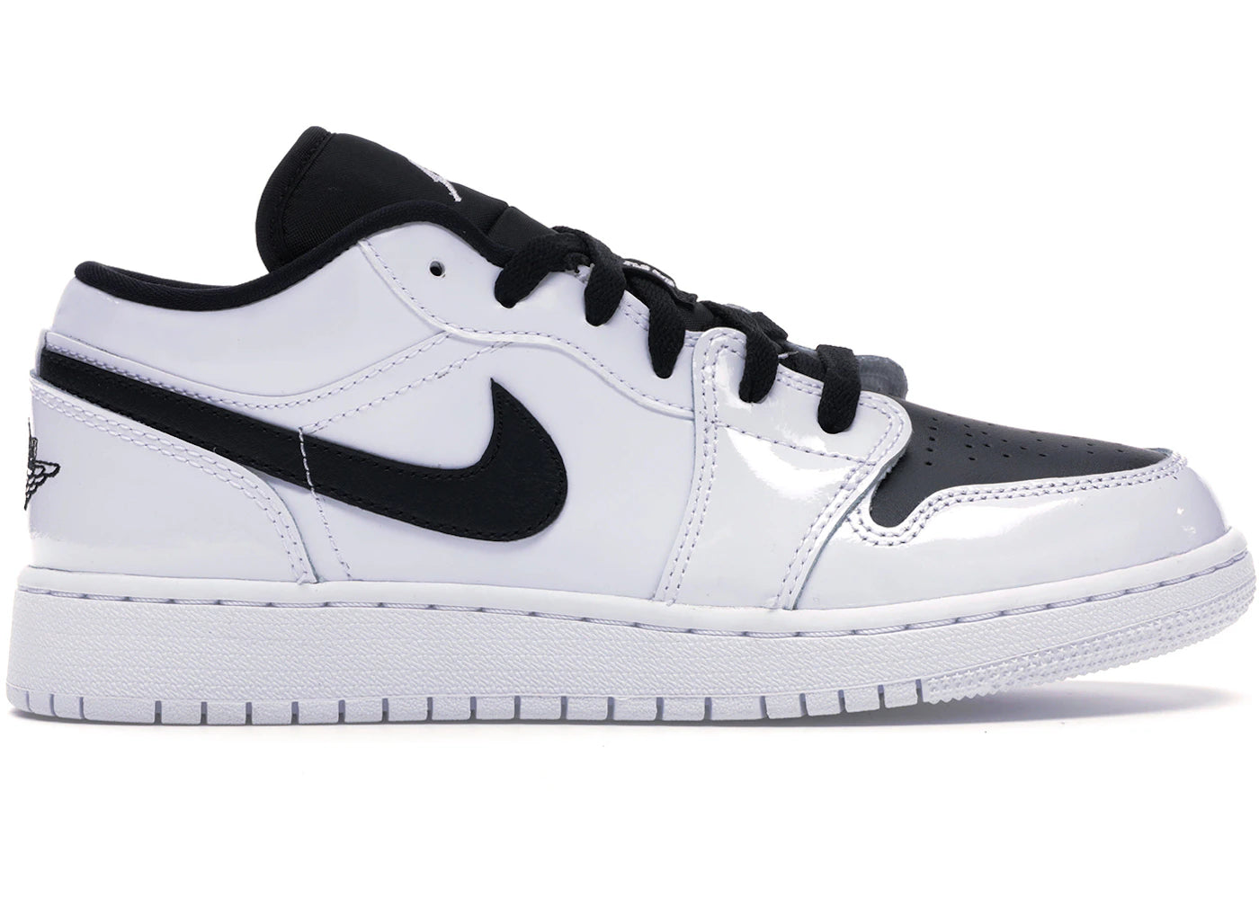 Air Jordan 1 Low White Black GS