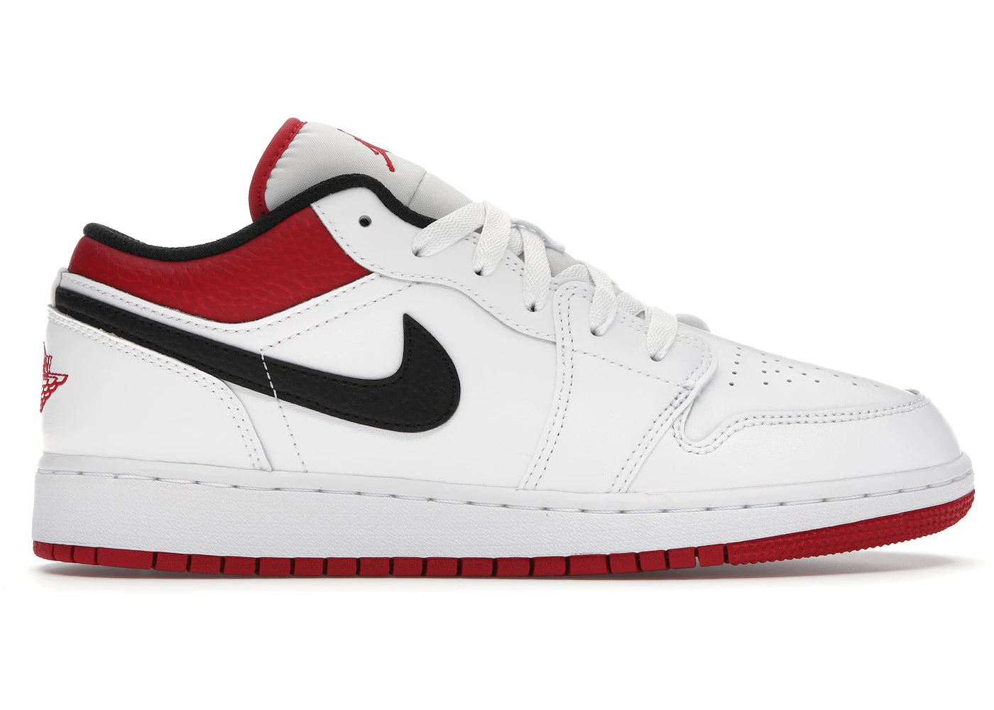 Air Jordan 1 Low White Gym Red GS