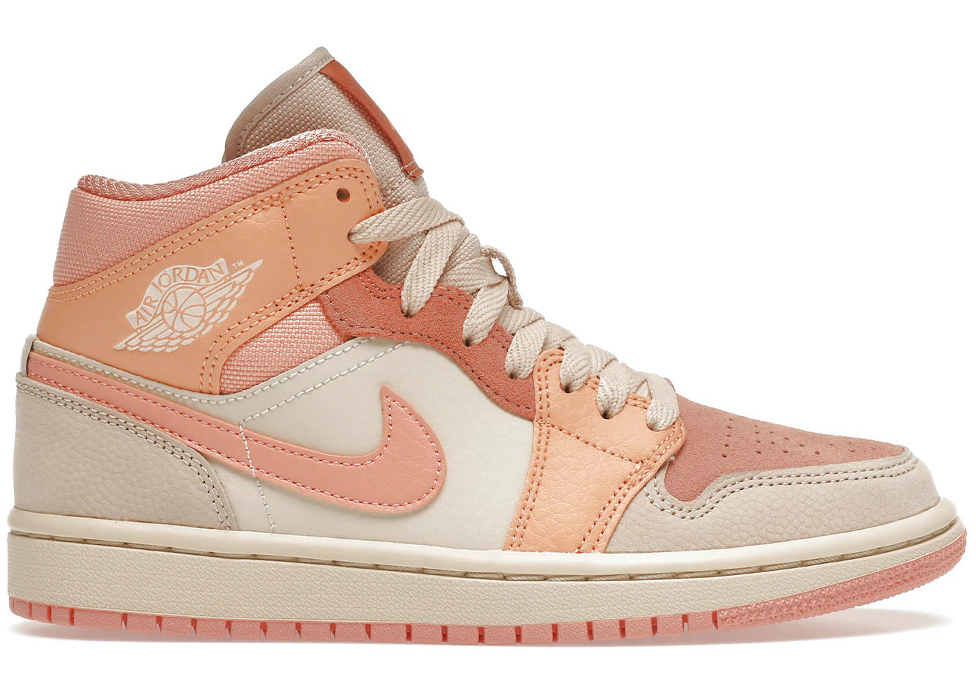 Air Jordan 1 Mid Apricot Orange W