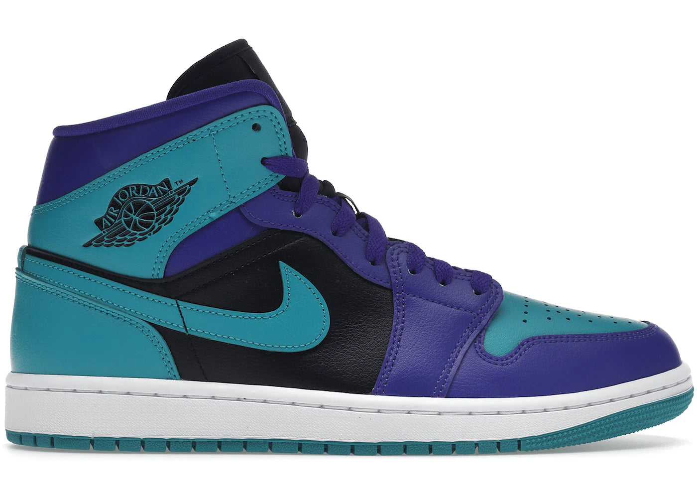 Air Jordan 1 Mid Black Grape W