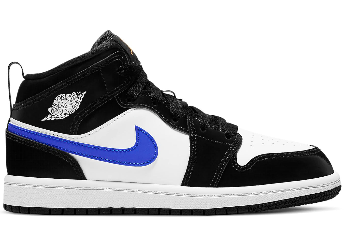 Air Jordan 1 Mid Black Racer Blue White