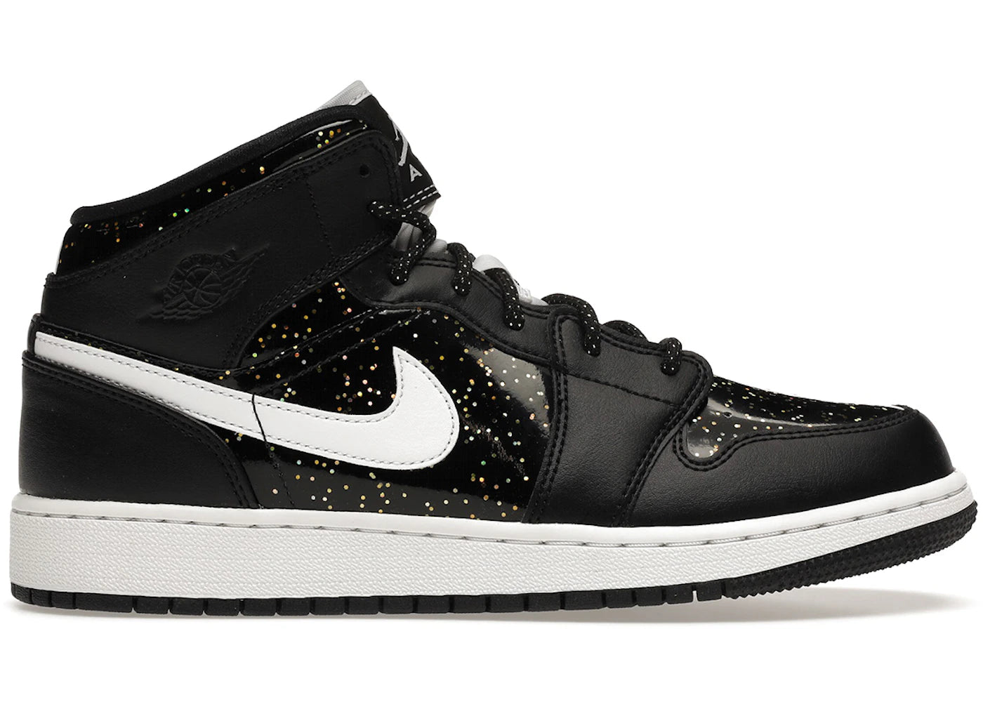 Air Jordan 1 Mid Black Speckle GS