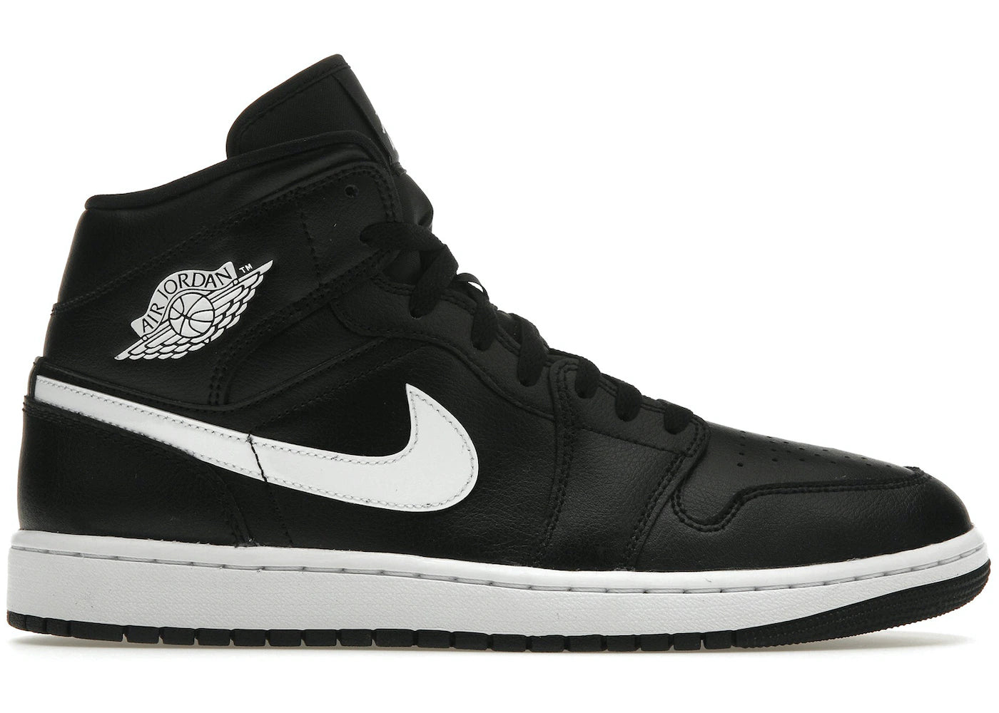 Air Jordan 1 Mid Black White W