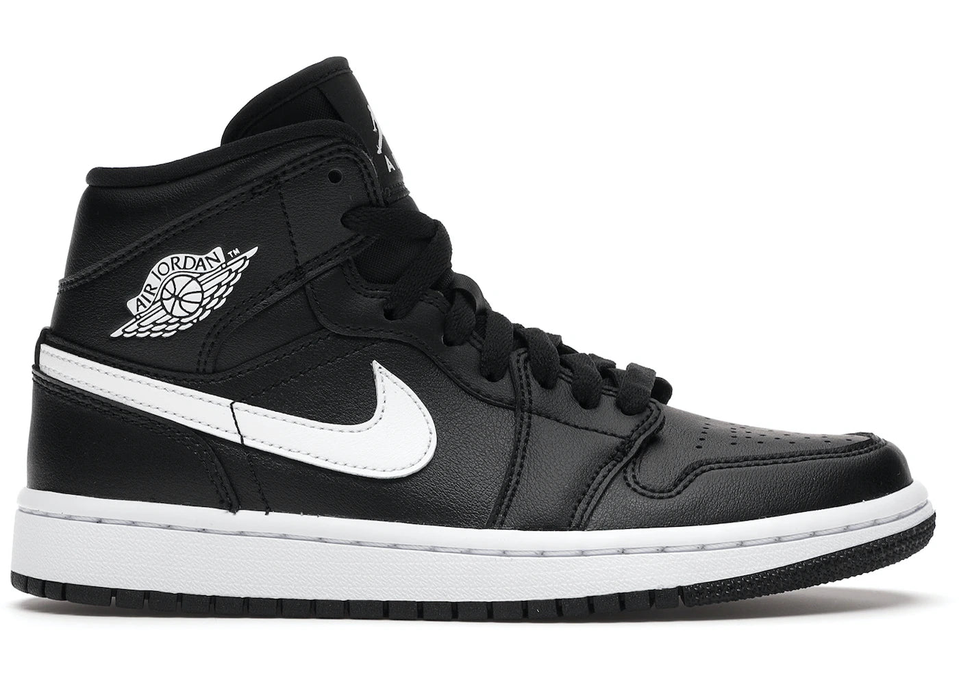 Air Jordan 1 Mid Black White W