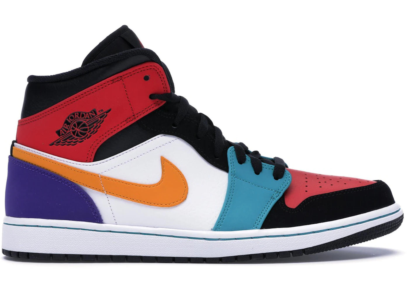 Air Jordan 1 Mid Bred Multi-Color