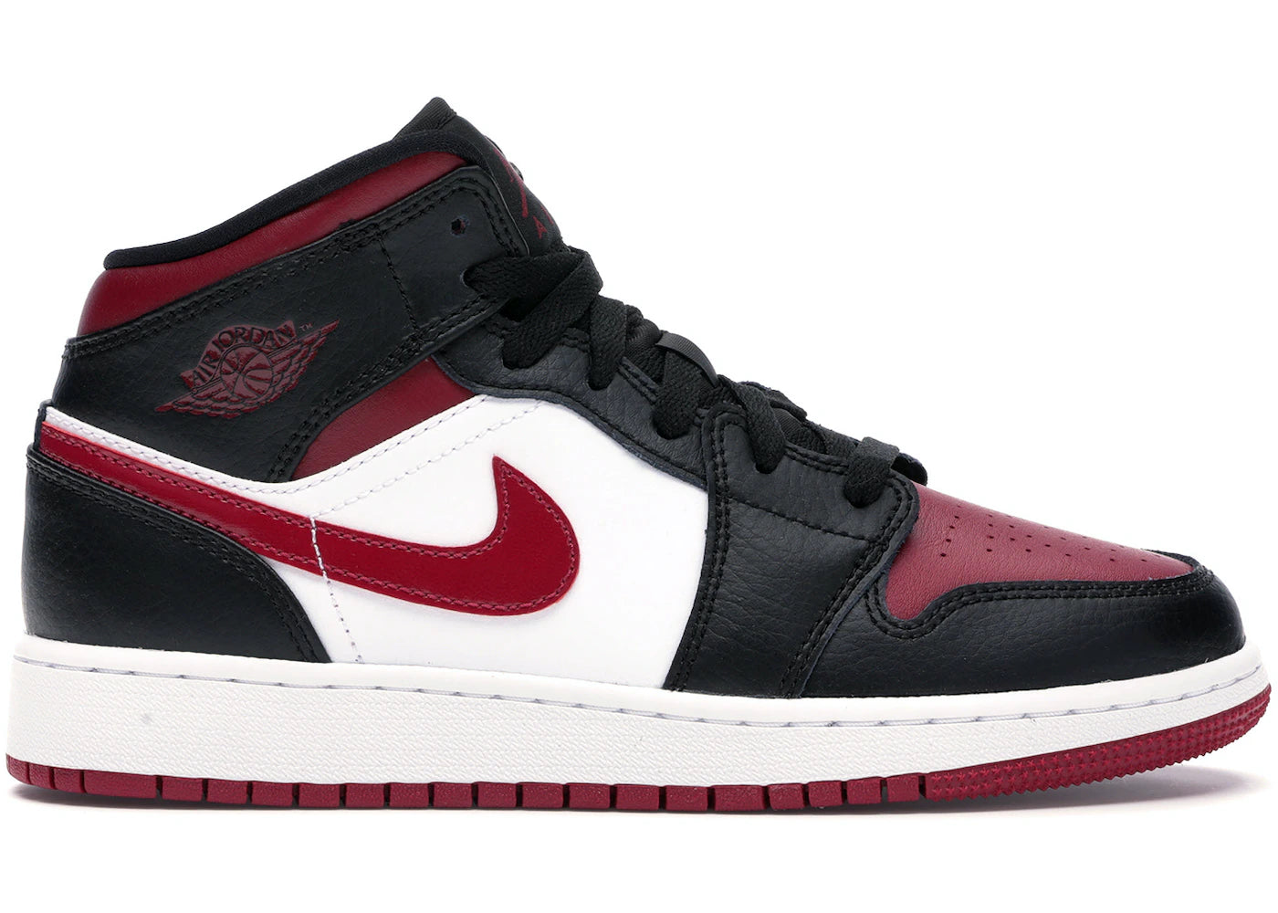 Air Jordan 1 Mid Bred Toe GS