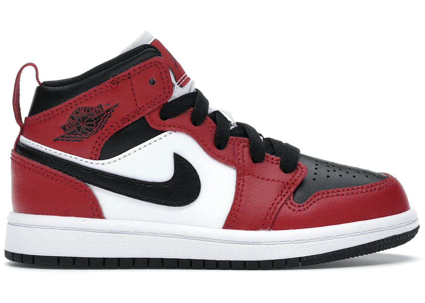 Air Jordan 1 Mid Chicago Toe