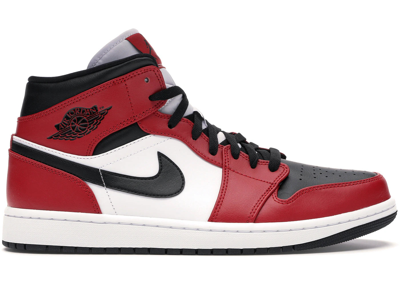 Air Jordan 1 Mid Chicago Toe