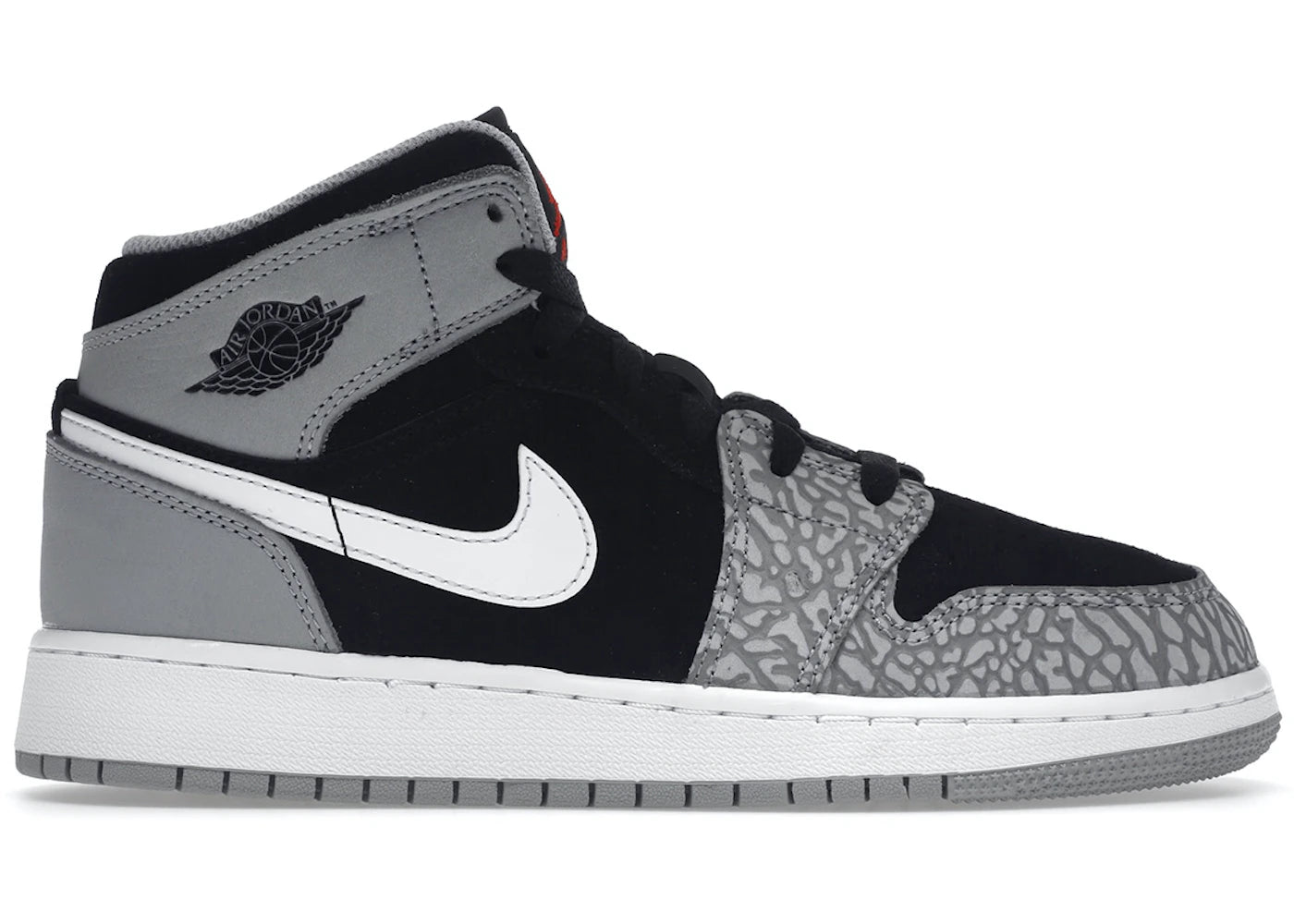 Air Jordan 1 Mid SE Elephant Print GS