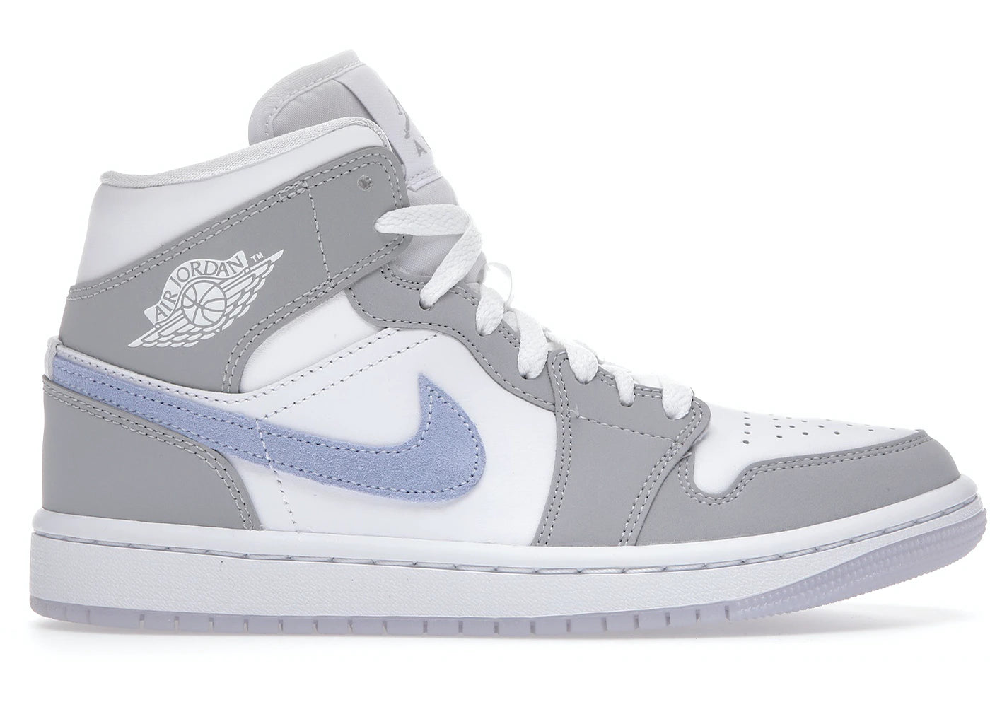 Air Jordan 1 Mid Wolf Grey Aluminum W