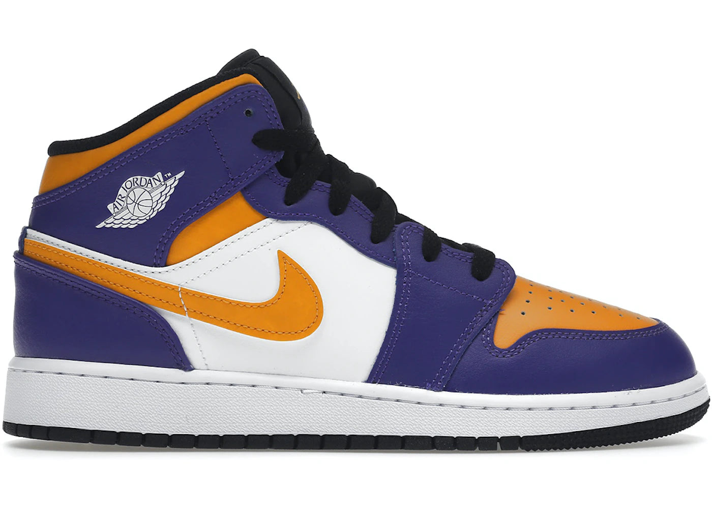 Air Jordan 1 Mid Lakers GS