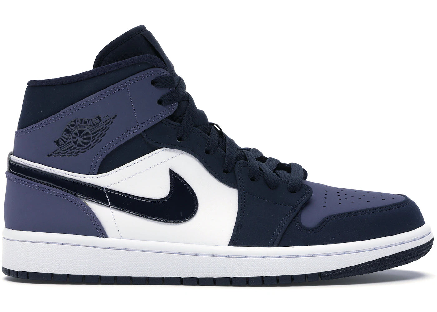 Air Jordan 1 Mid Obsidian Sanded Purple