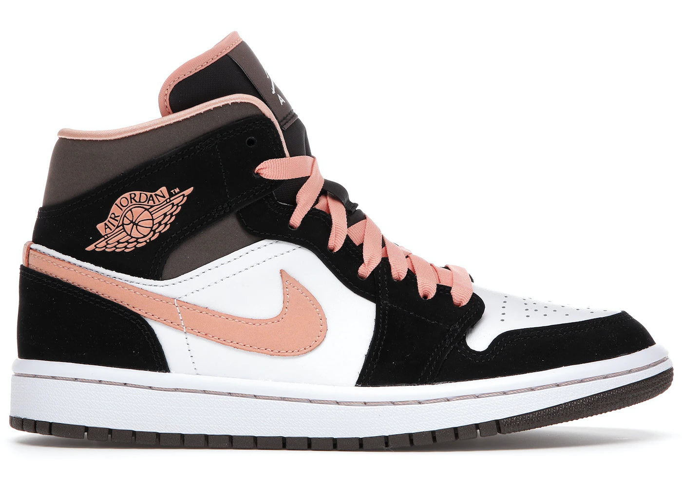 Air Jordan 1 Mid Peach Mocha W