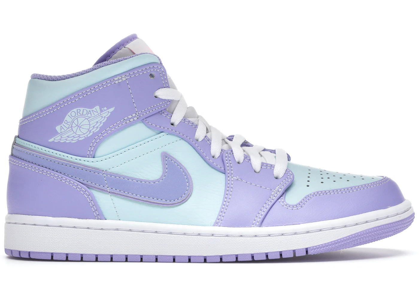 Air Jordan 1 Mid Purple Aqua