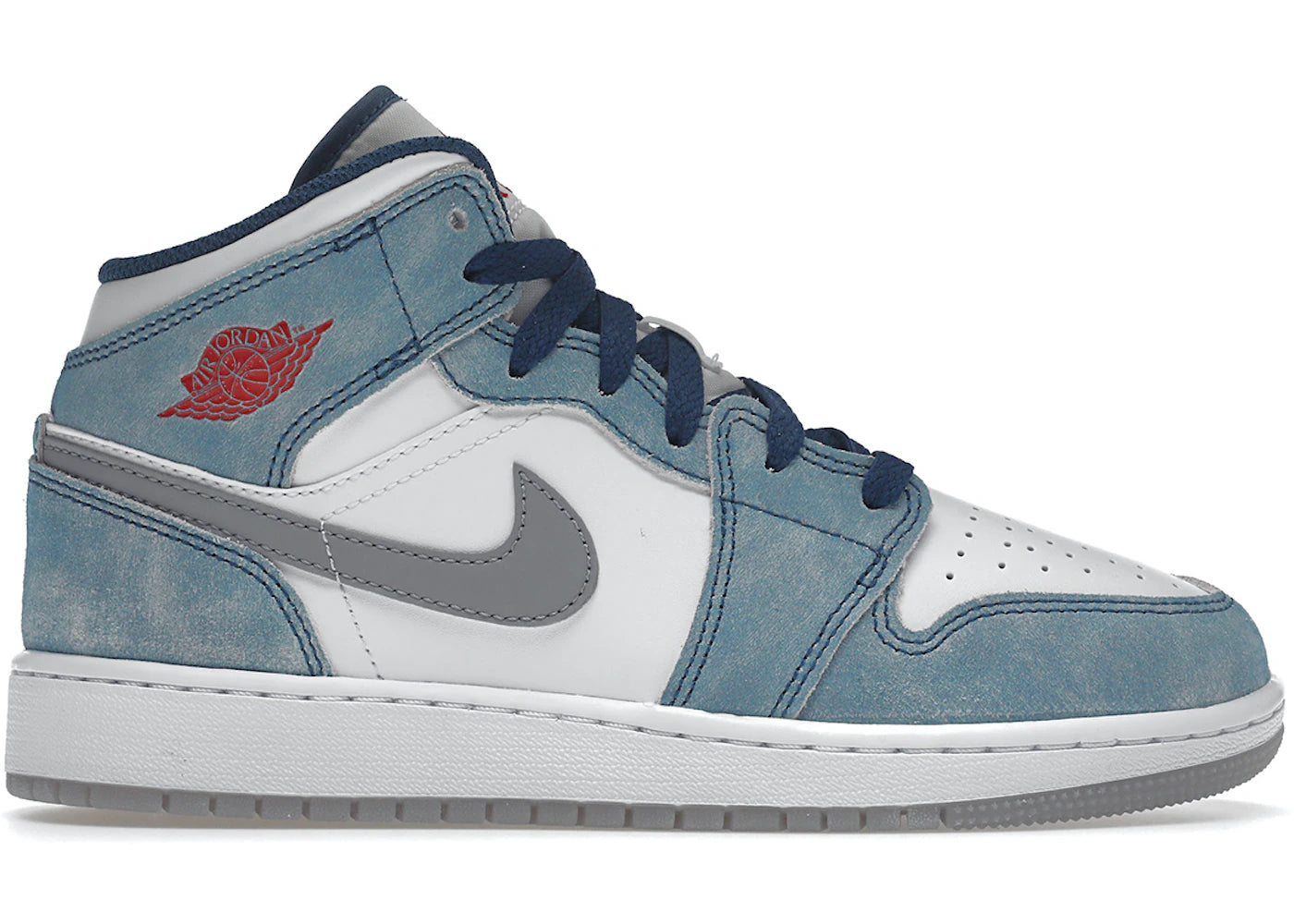 Air Jordan 1 Mid SE French Blue Light Steel GS