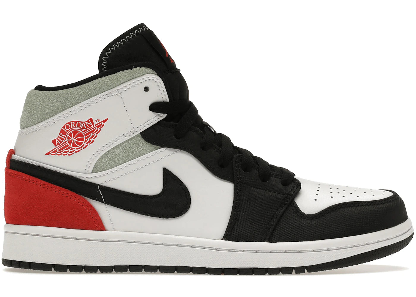 Air Jordan 1 Mid SE Red Black Toe