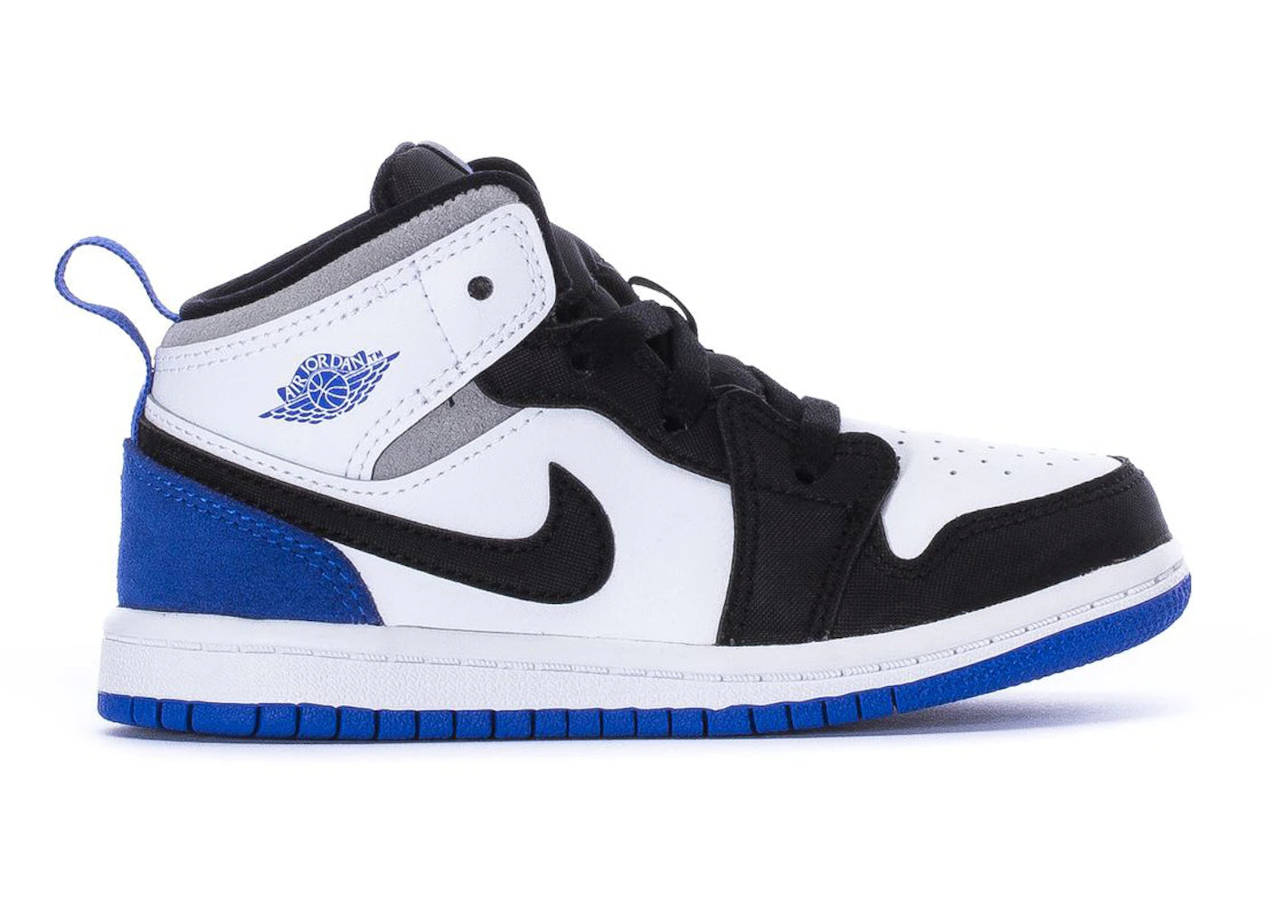 Air Jordan 1 Mid SE White Black Royal