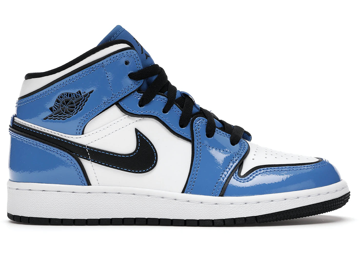 Air Jordan 1 Mid Signal Blue GS