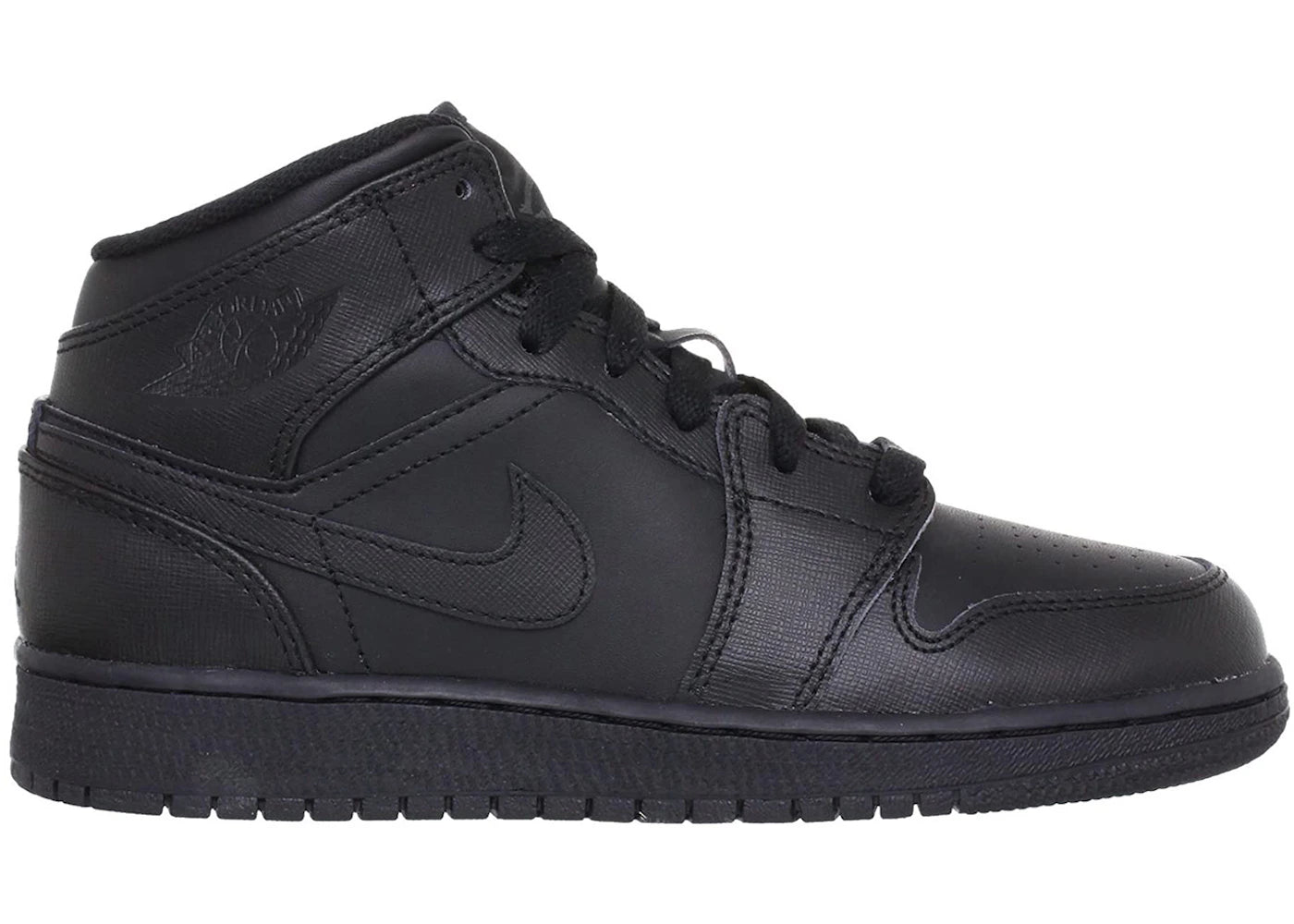 Air Jordan 1 Mid Triple Black GS