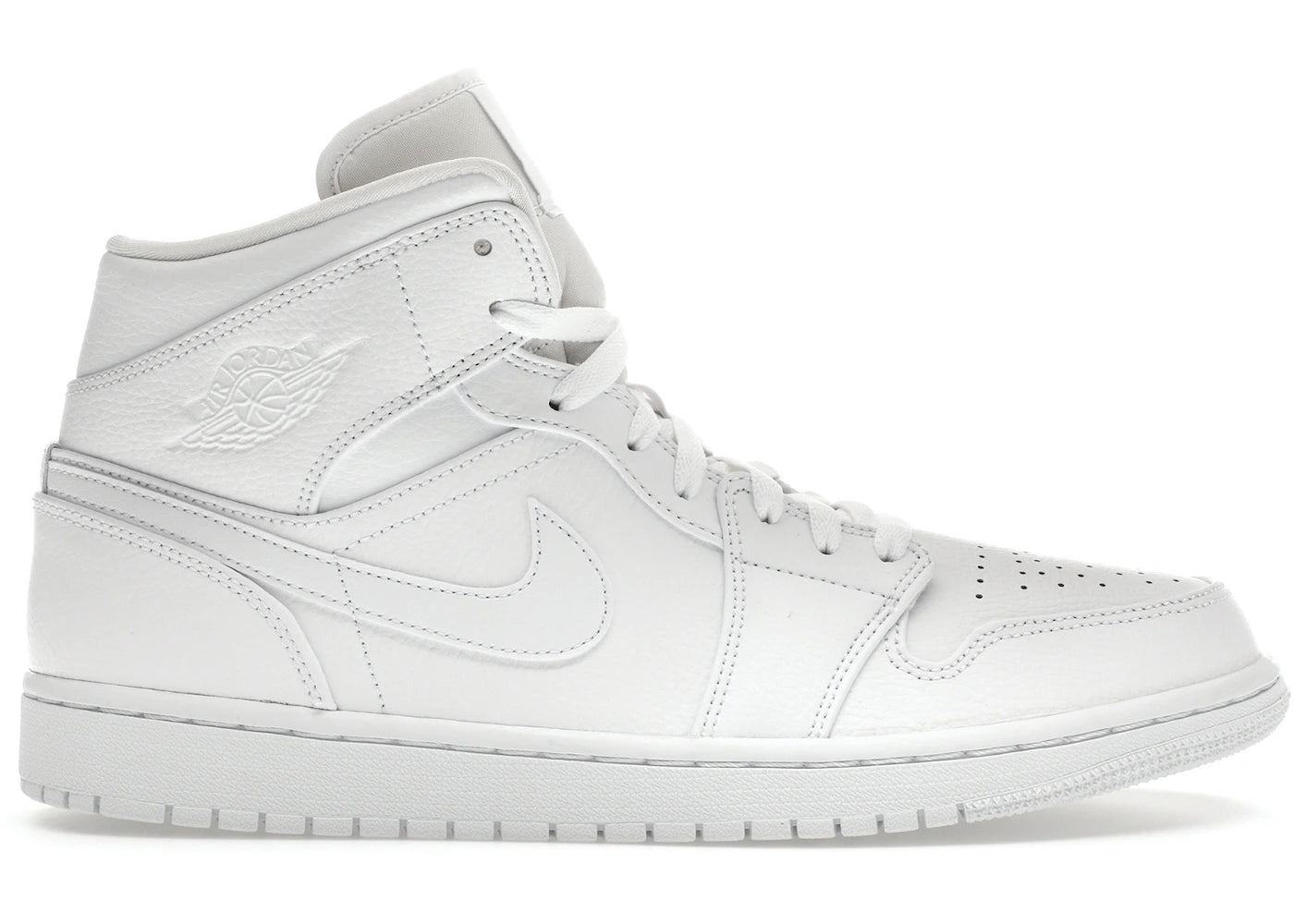 Air Jordan 1 Mid Triple White