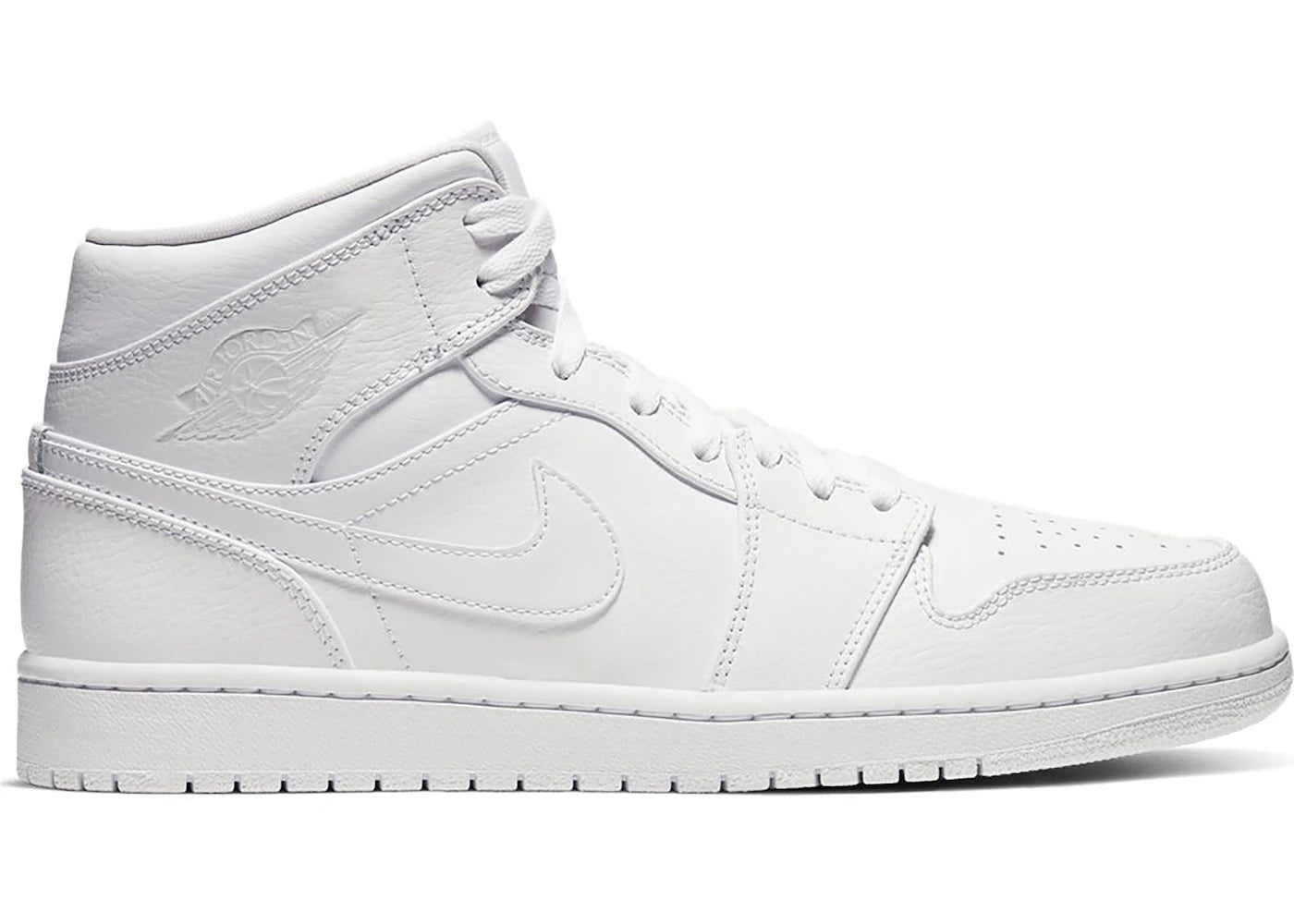 Air Jordan 1 Mid Triple White