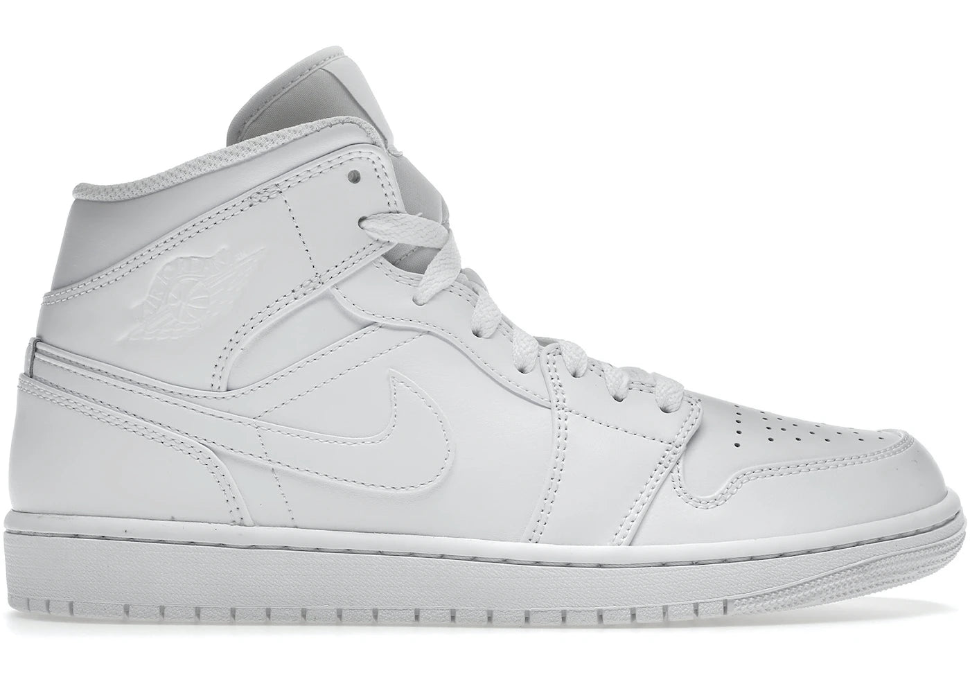 Air Jordan 1 Mid Triple White