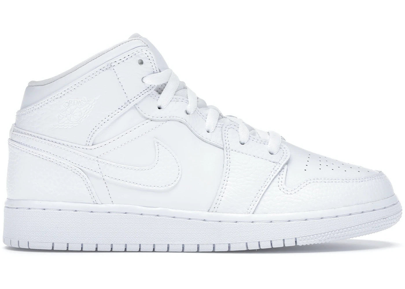 Air Jordan 1 Mid Triple White GS