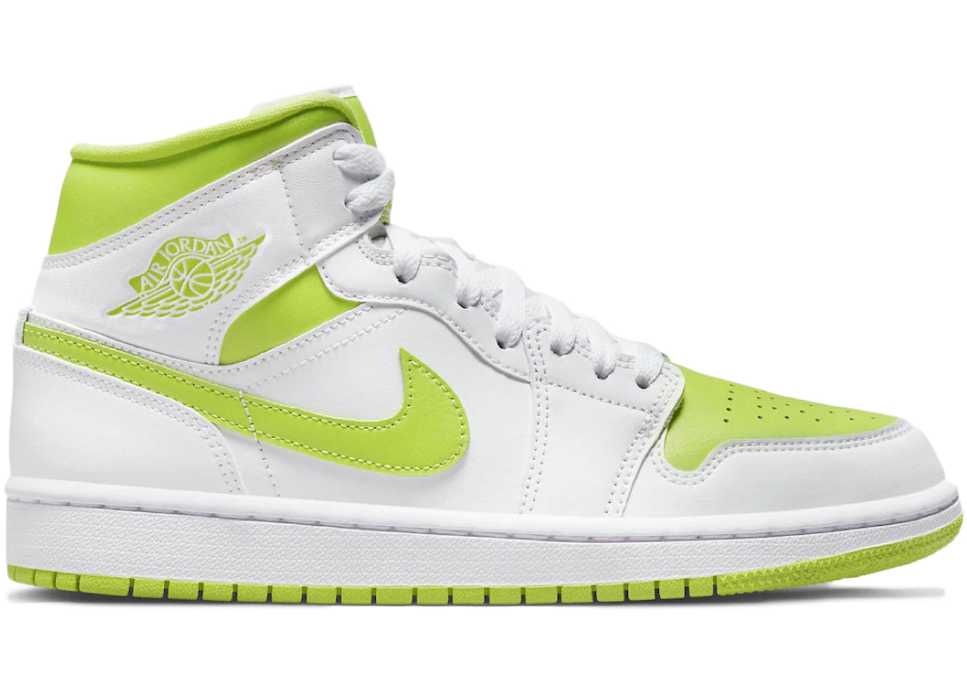 Air Jordan 1 Mid White Lime W