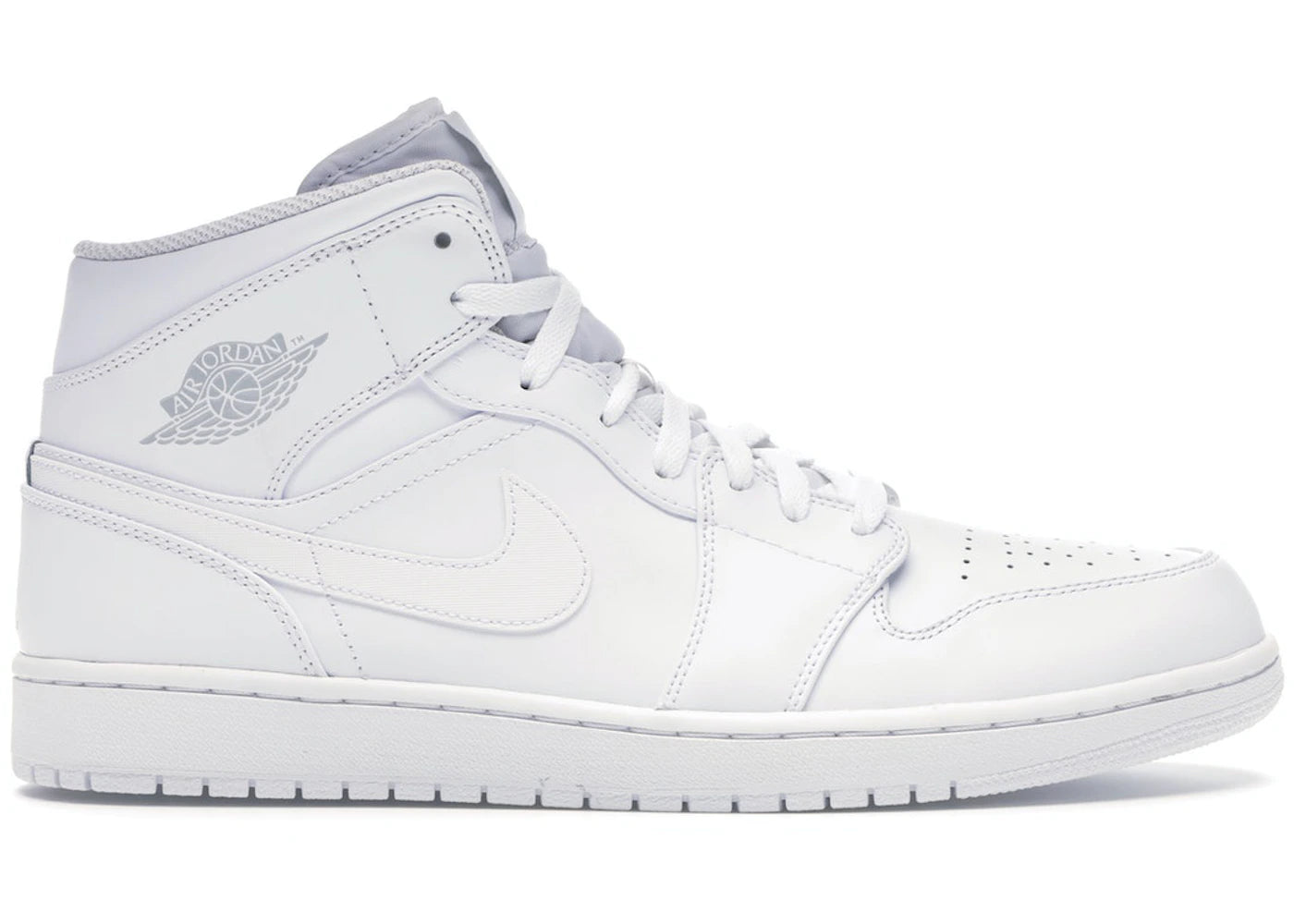 Air Jordan 1 Mid White/Pure Platinum