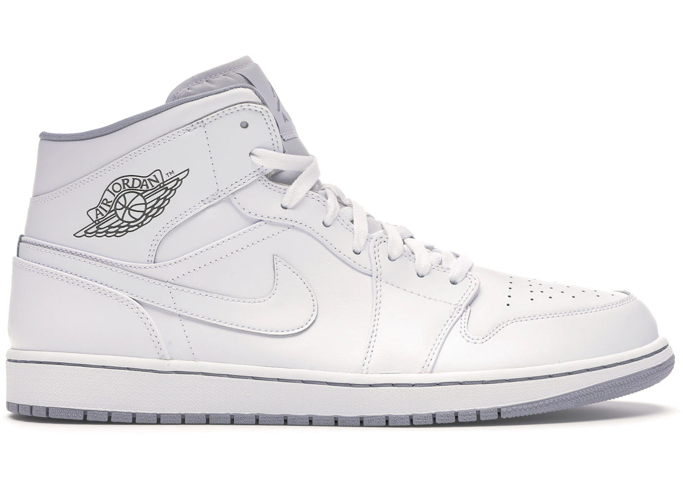 Air Jordan 1 Mid White Wolf Grey