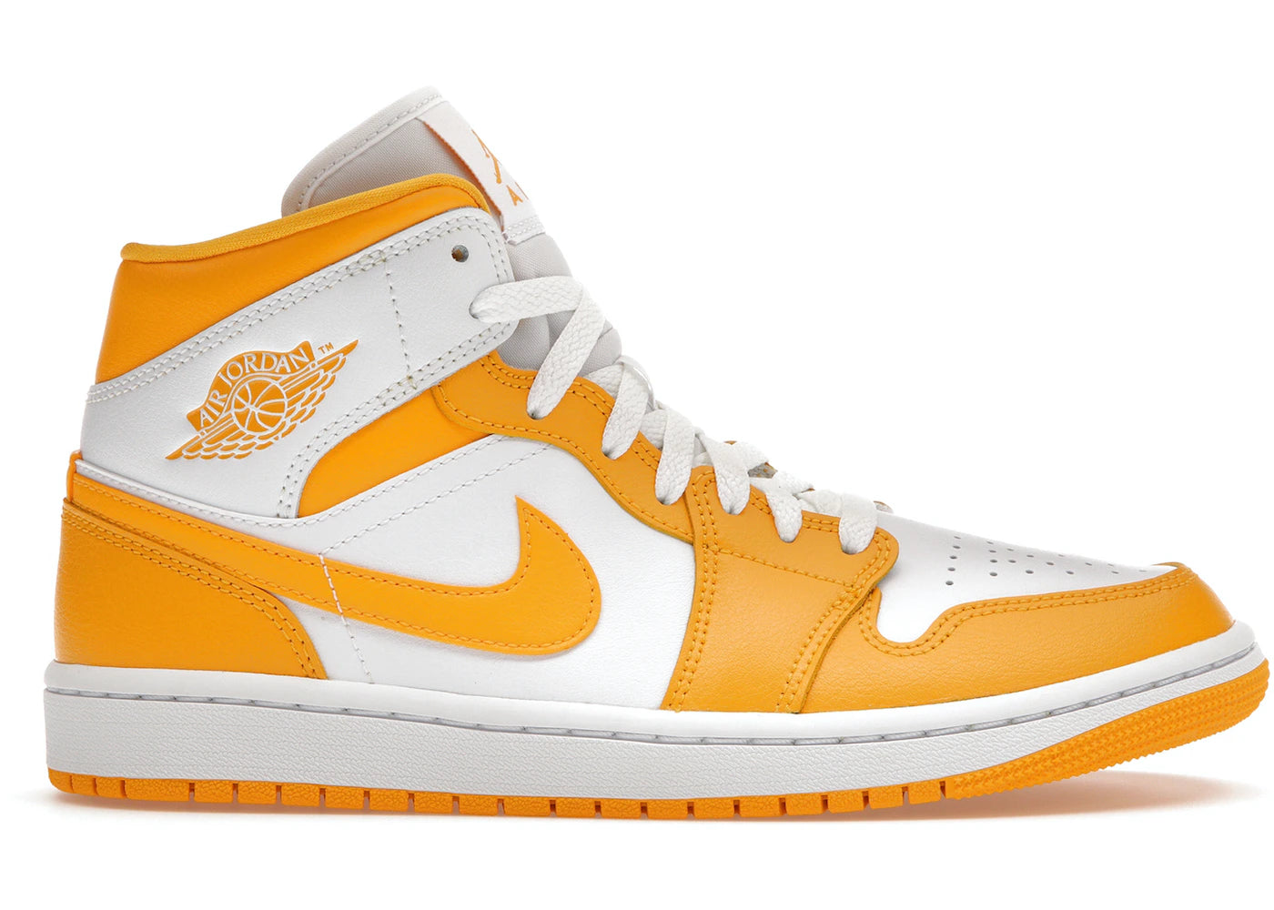 Air Jordan 1 Mid White University Gold W