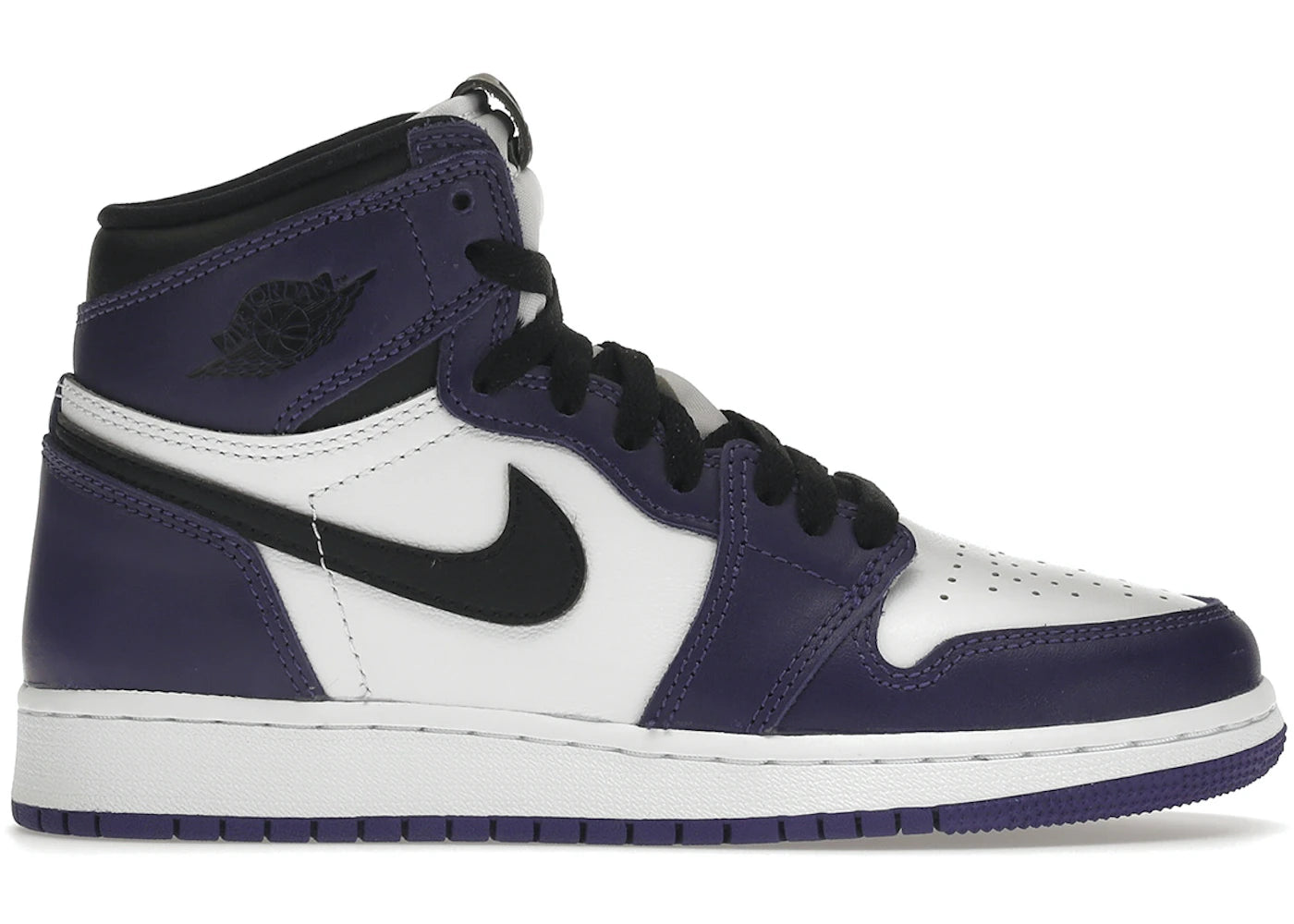 Air Jordan 1 Retro High Court Purple White GS