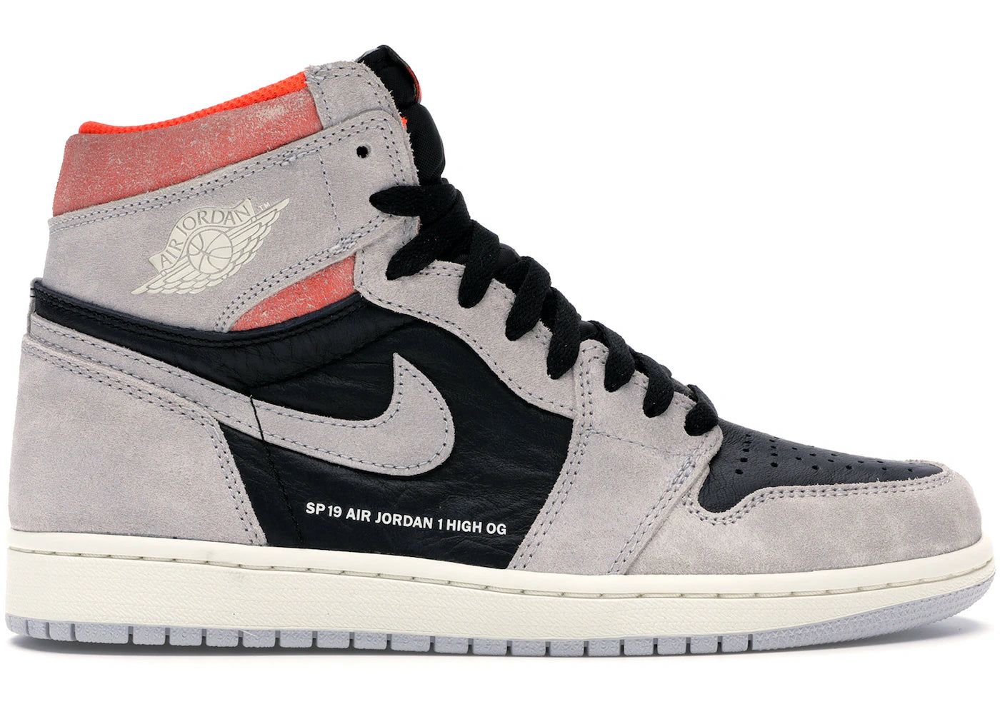 Air Jordan 1 Retro High Neutral Grey Hyper Crimson