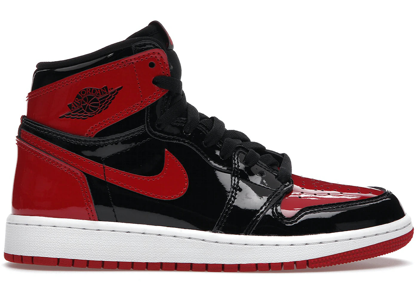 Air Jordan 1 Retro High OG Patent Bred GS