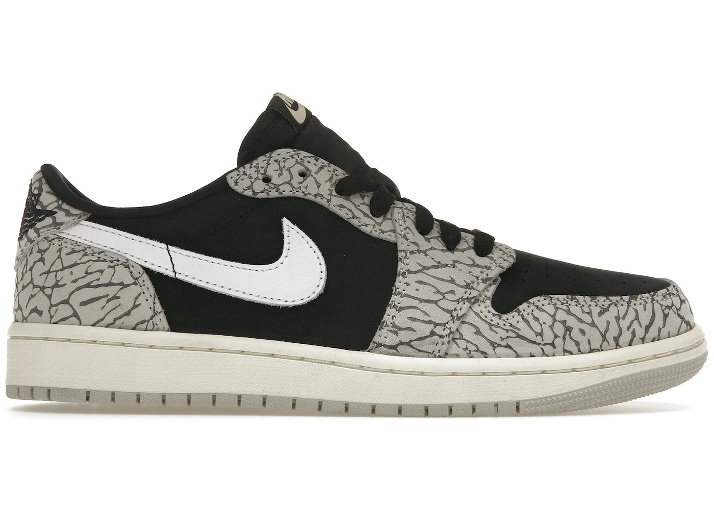 Air Jordan 1 Retro Low OG Black Cement W