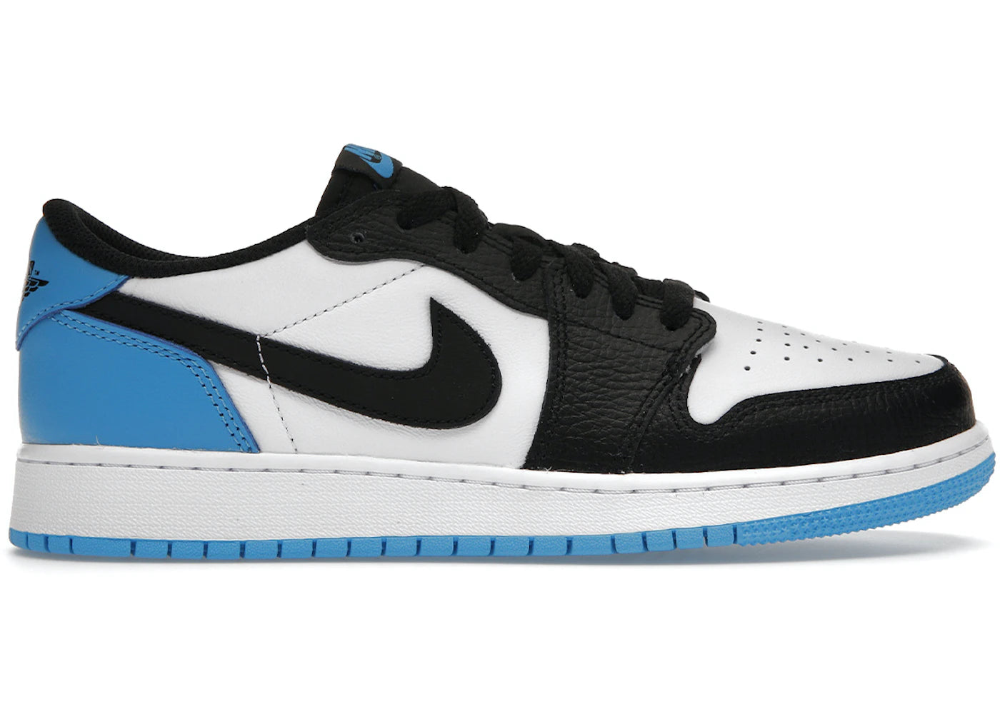 Air Jordan 1 Retro Low OG Black Dark Powder Blue GS