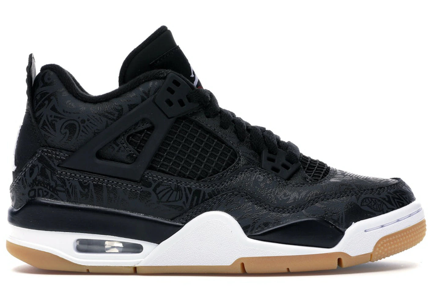 Air Jordan 4 Retro Laser Black Gum GS