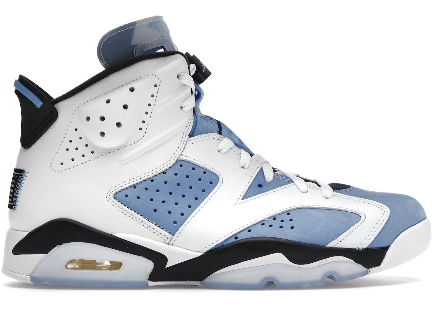 Air Jordan 6 Retro UNC White