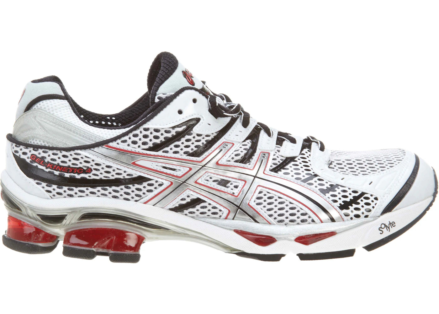 ASICS Gel-Kinetic 4 T133N White Lightning Flame