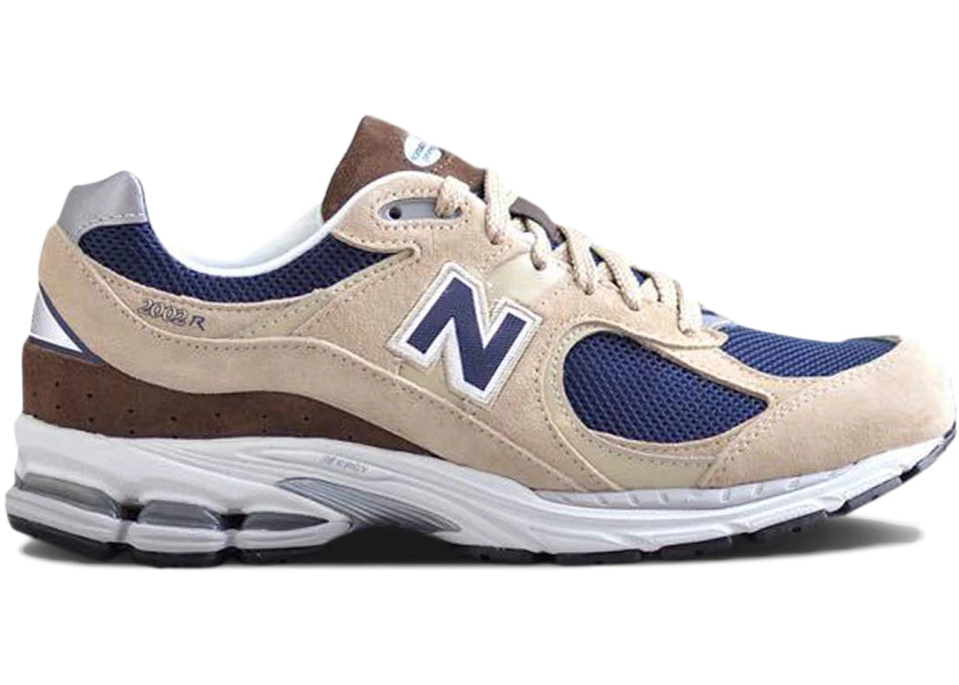 New Balance 2002R Beige Navy Blue