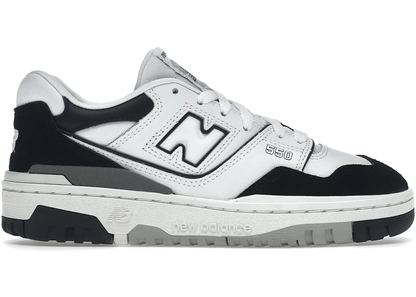 New Balance 550 White Black Rain Cloud GS