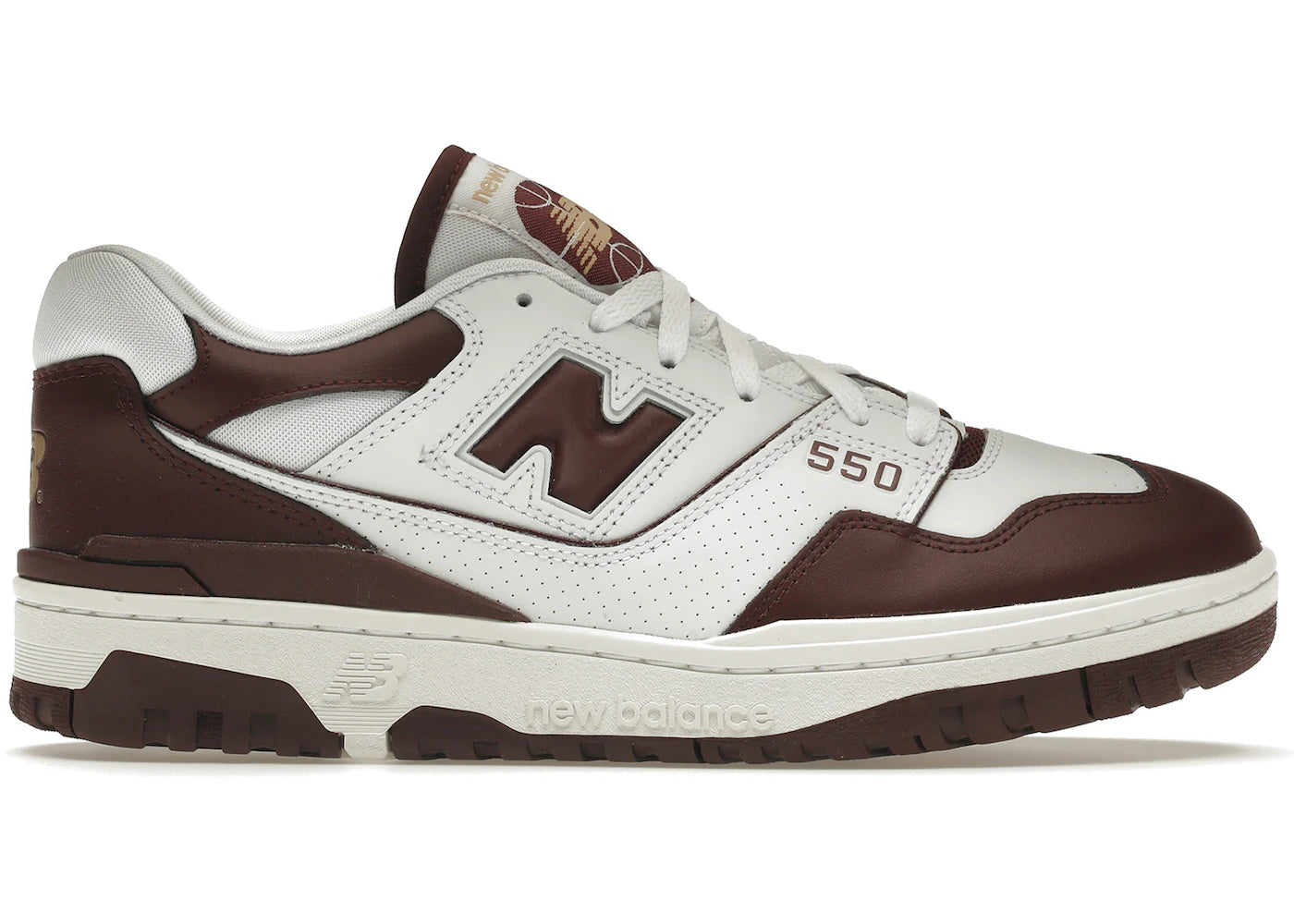 New Balance 550 White Burgundy